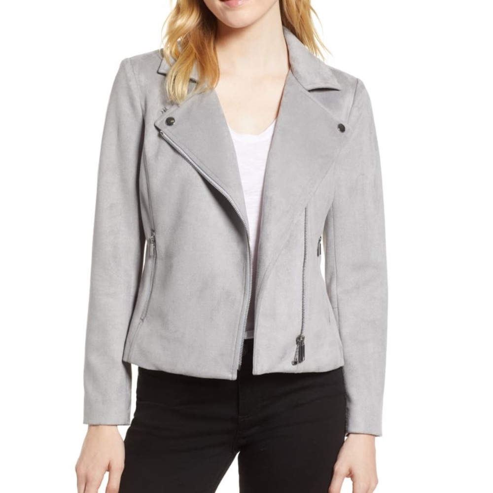 Vince Camuto Suede Scuba Moto